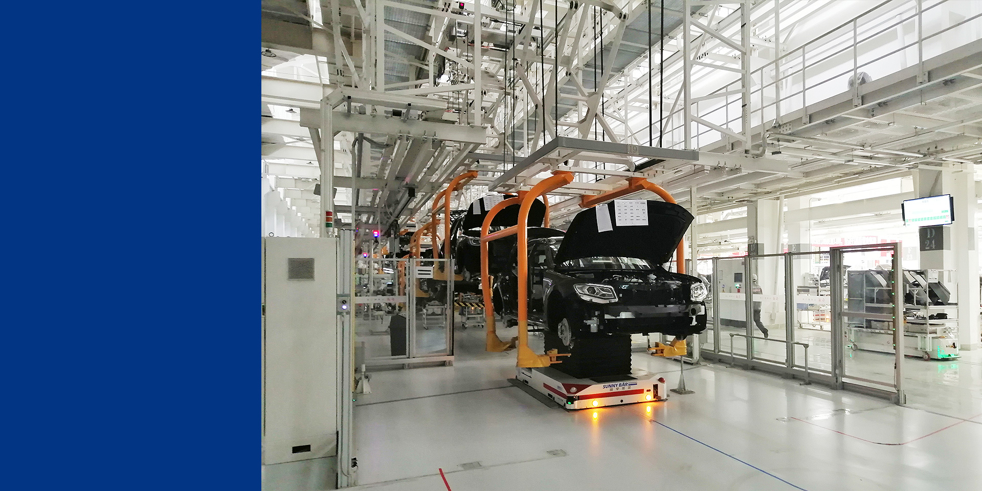 北汽常州整車轉(zhuǎn)運(yùn)AGV